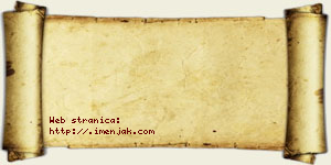 Mina Nedić vizit kartica